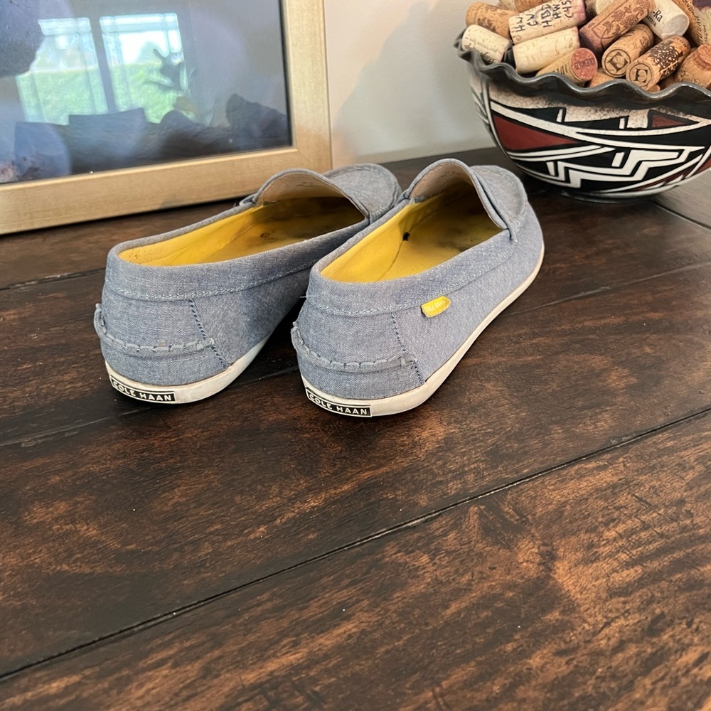 Cole Haan Blue Denim Loafers 10.5 - Picture 2 of 3